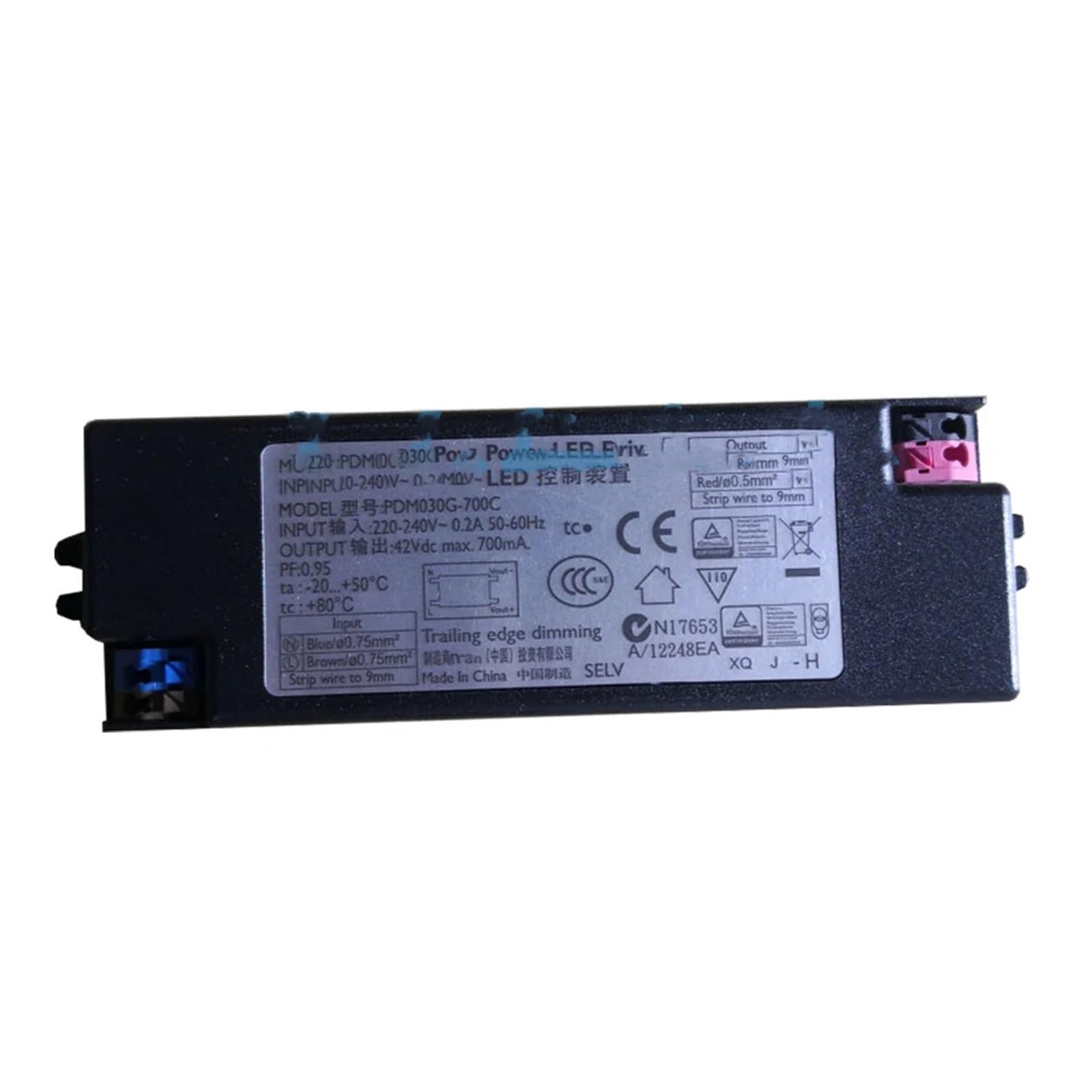 Alimentation PDM030G-700C 42 V pour équipement LED et ballast permanent de contrôle