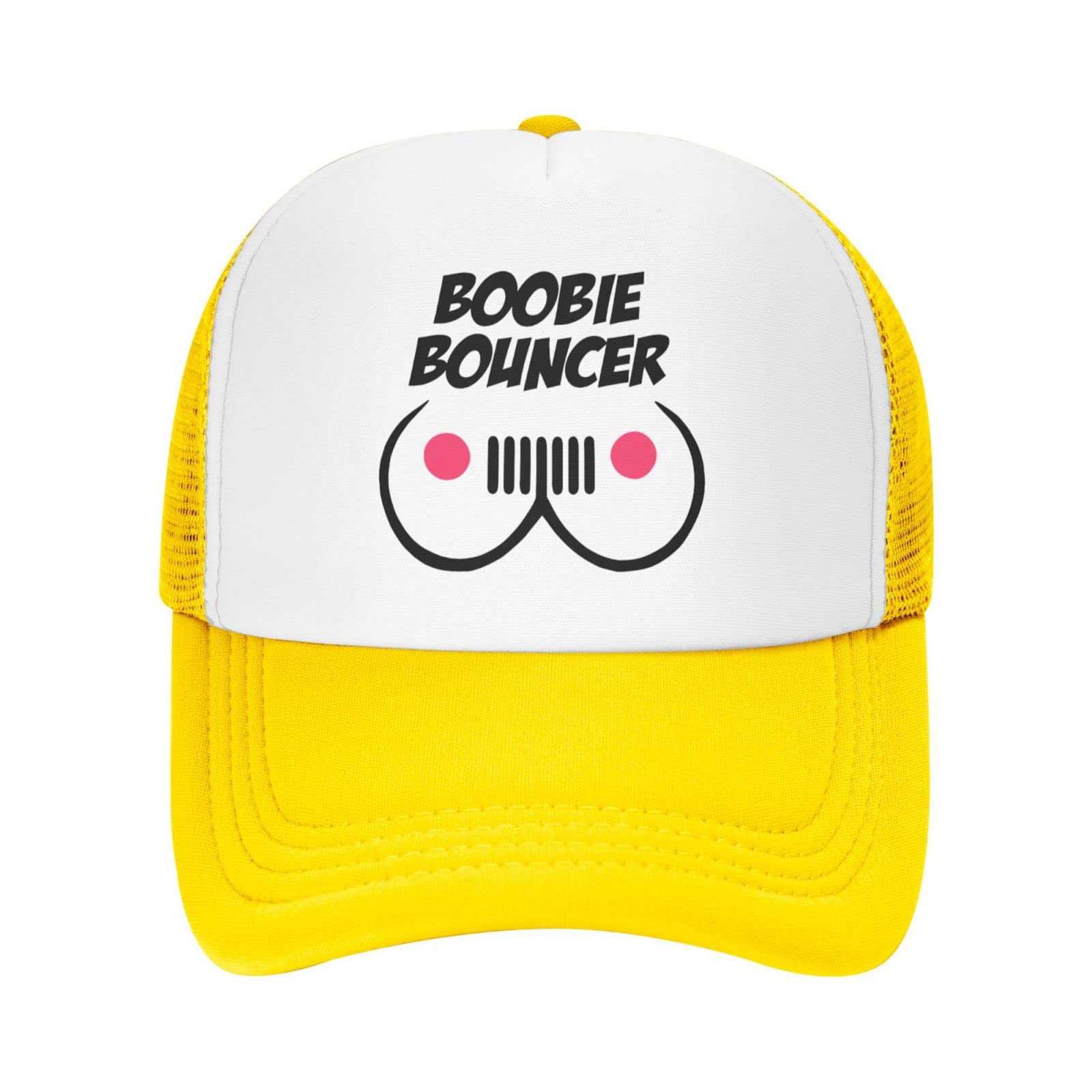 Boobie Bouncer Trucker Hat Unisex Adult Hats Adjustable Cap for Men and Women Classic Fishing Caps