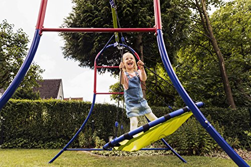 HUDORA Nestschaukel 120 cm mit Schaukel-Gestell aus Metall – Gartenschaukel – 64023 - 4