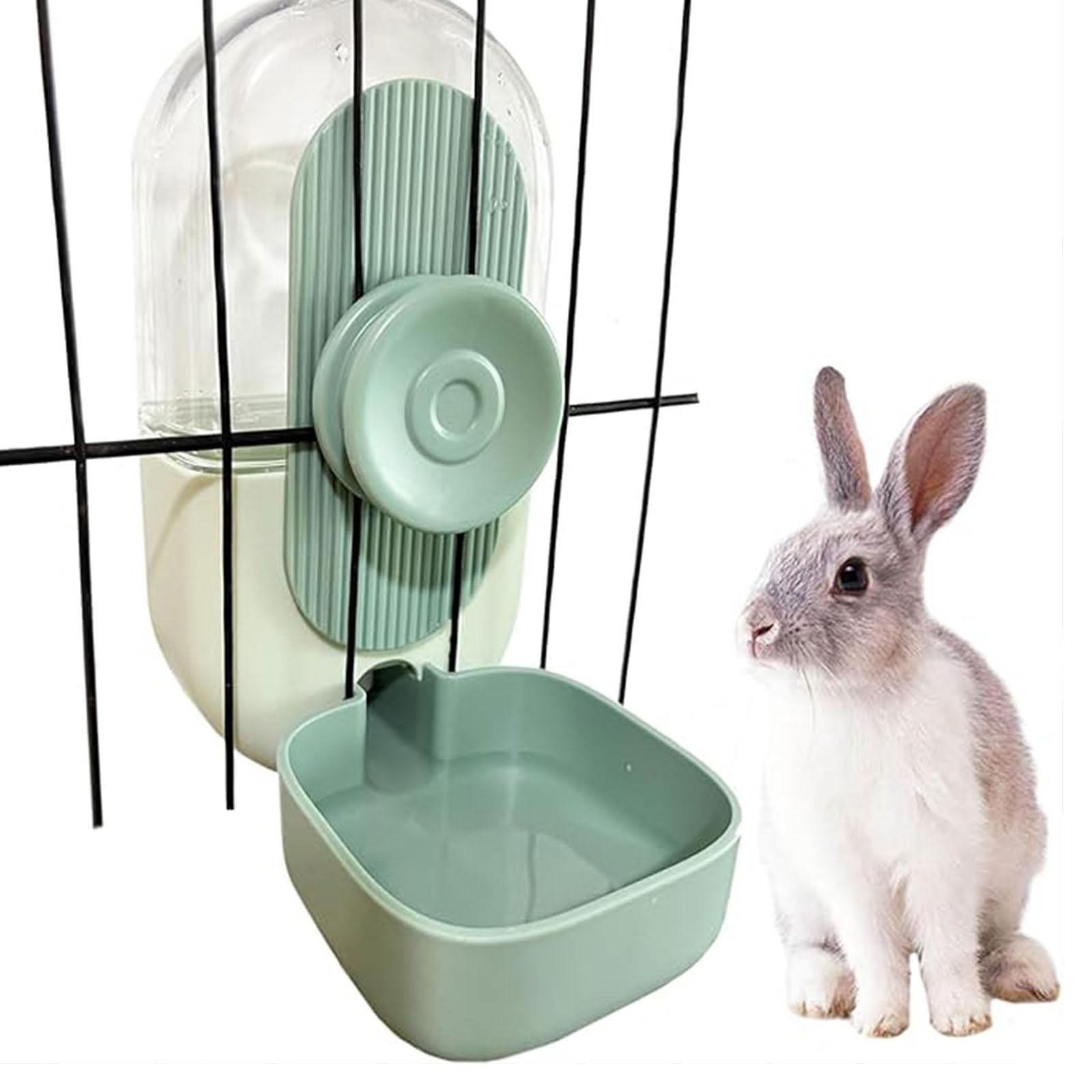 Bebedero Conejo para Jaula 800ml,Botella Agua Conejos,Bebedero para Conejos,Comedero de Agua para Rabbit,para Cobayas,Hámster,Chinchilla,Hurón