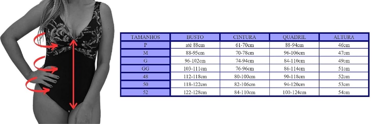 Maiô feminino azul com recorte estampado plus size P ao 52 em promoção! Veja a oferta e mais achadinhos de Moda praia 8 Hoje é o melhor dia para comprar Maiô feminino azul com recorte estampado plus size P ao 52 com aquele preço maroto! Promoção! Aproveite a oferta! 8