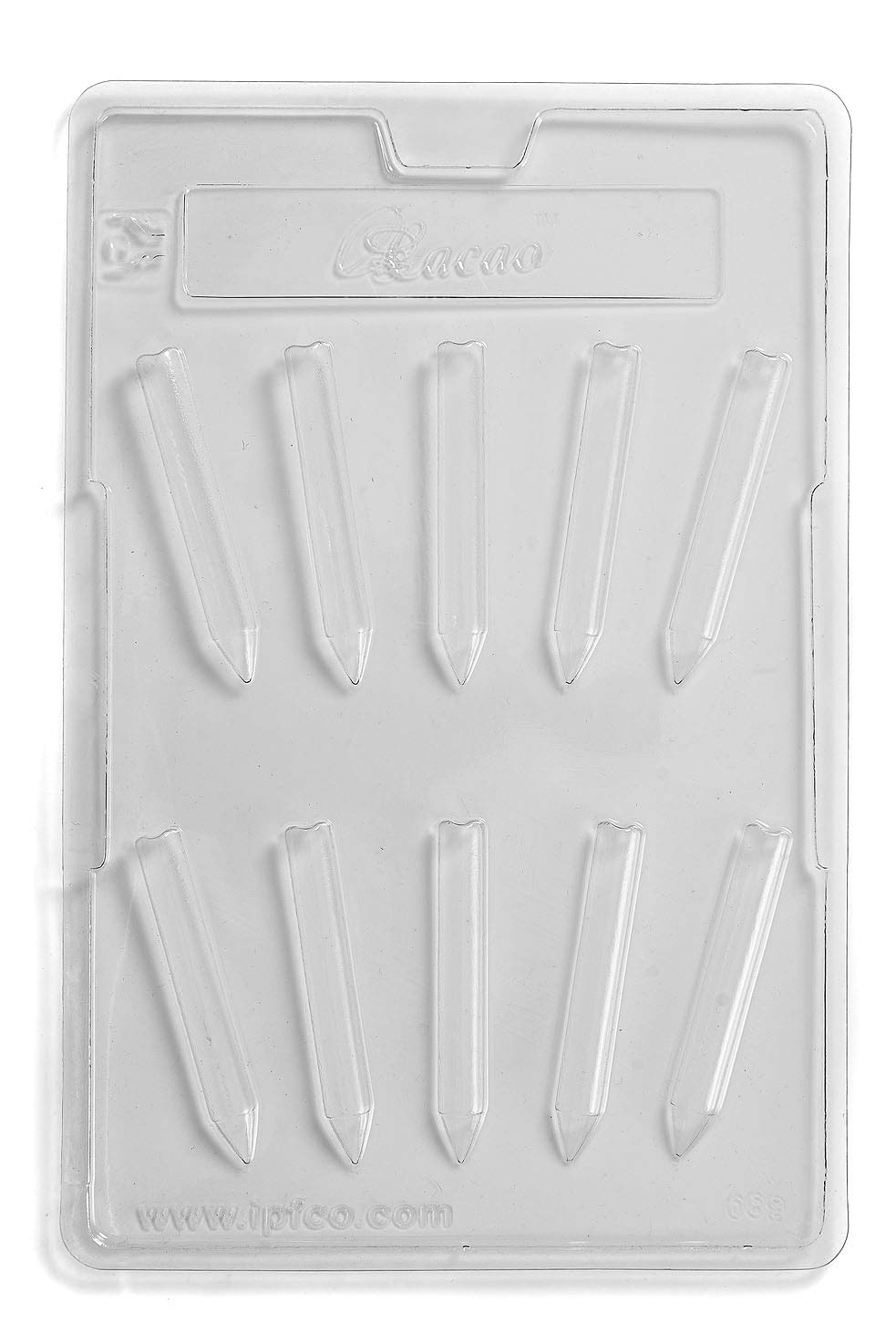 Mystic Moments Transparent Pencil/Crayon Chocolate Mould 10 Cavity