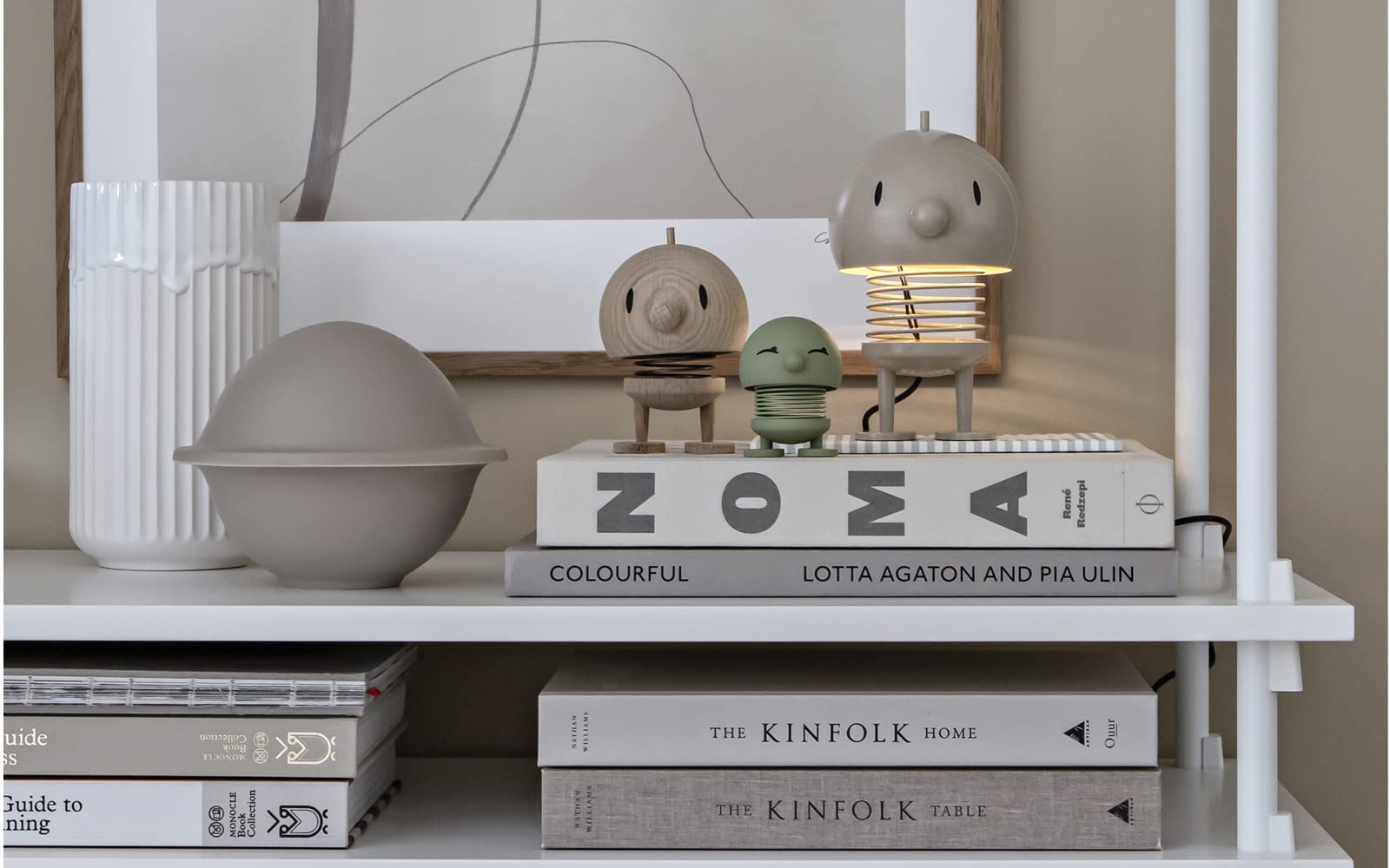 Hoptimist Bumble, Wooden Decoration, Bobble Figure Made of Wood, Decorative Scandinavian, Decorative Living Room - Image 4