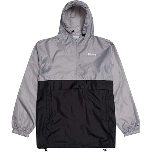 Champion Jacket Mens Big and Tall Hoodie Anorak Windbreaker Jackets for Men