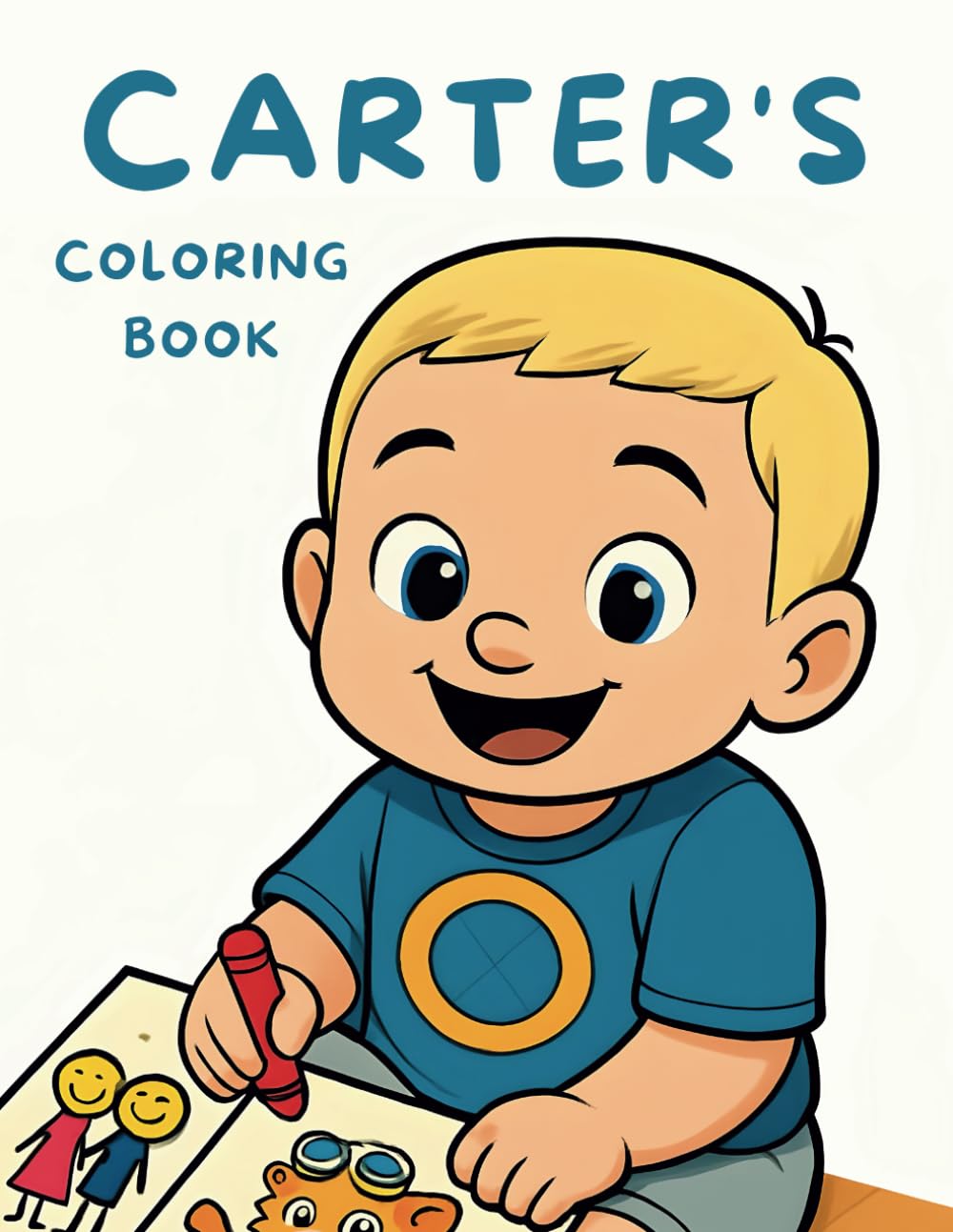 Carter's Coloring Book: A Boys Fun Filled Adventure Coloring Book