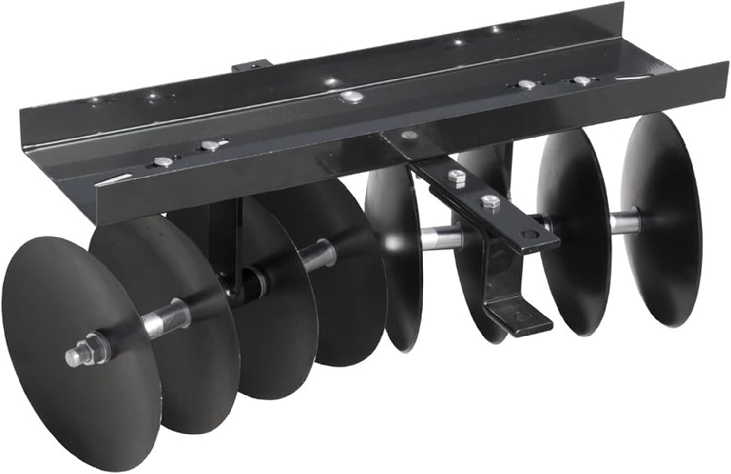Field Tuff Steel Tow Behind Sleeve Hitch Garden Cultivator Soil Tiller Disc Harrow Tractor Attachment with 39 Inch Working Width
