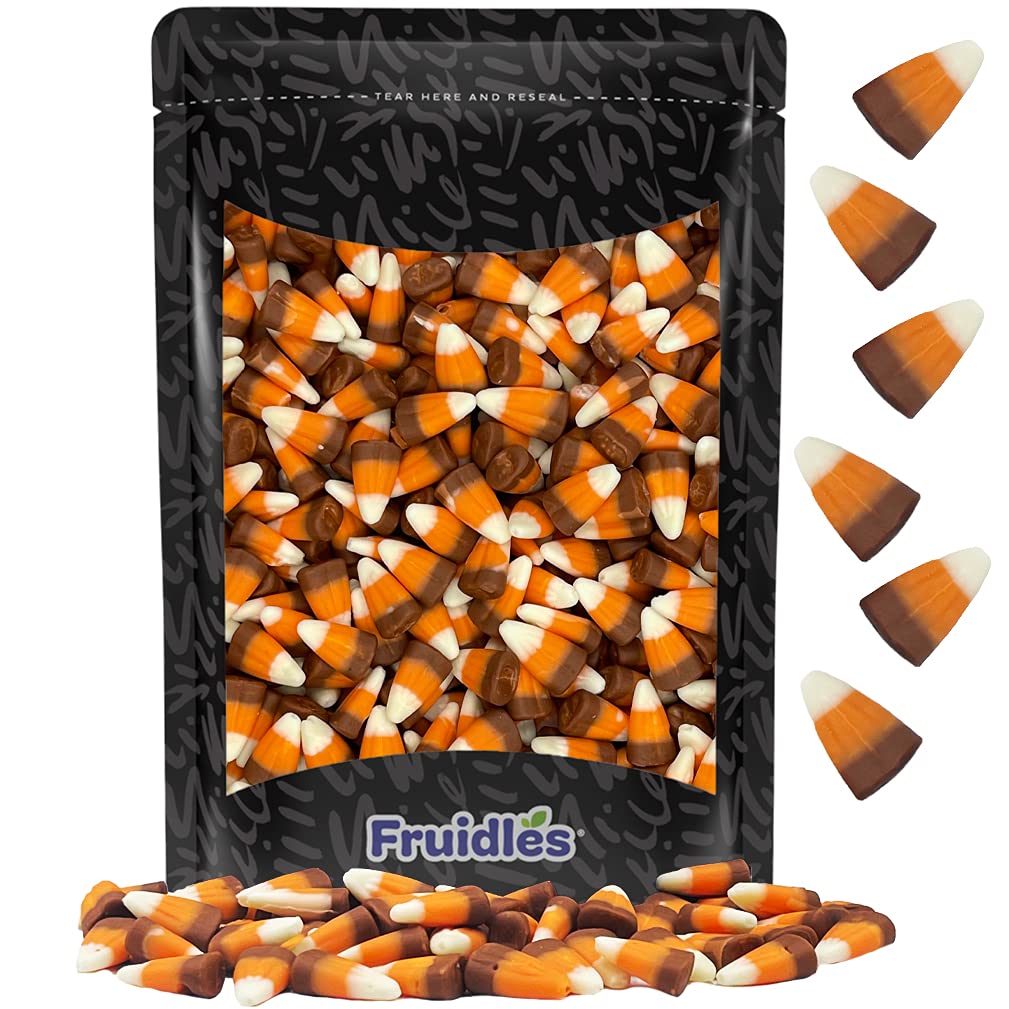 Halloween Candy Corn Treats, Kosher Certified, Gluten-Free, Fun & Festive Holiday Snacking (Spooky Indian Candy Corn, Half-Pound) - Spooky Indian Candy Corn Half-Pound