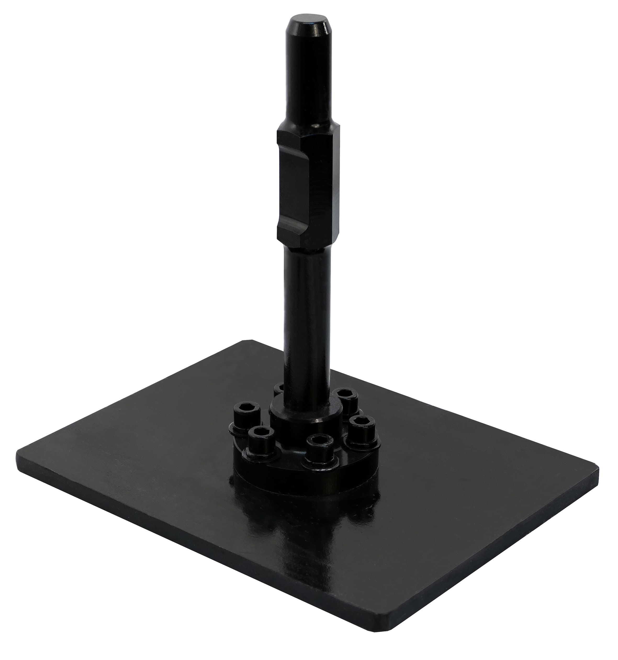 Fartools Verdichtungsplatte 26 x 20 cm aus Stahl, HEX30 für Betonhammer/Brise