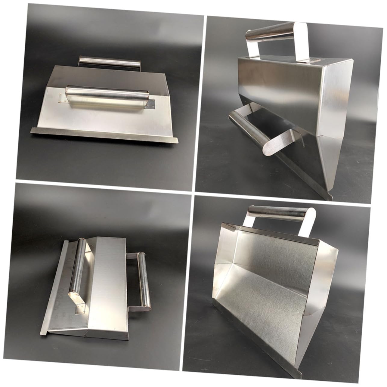 Frattazzo per Muratura in Acciaio Inox Argento, Forma Unica | Stuccatura e Lisciatura Pareti, Design Multifunzione ad Alta Tenacità, Uso per Pittura