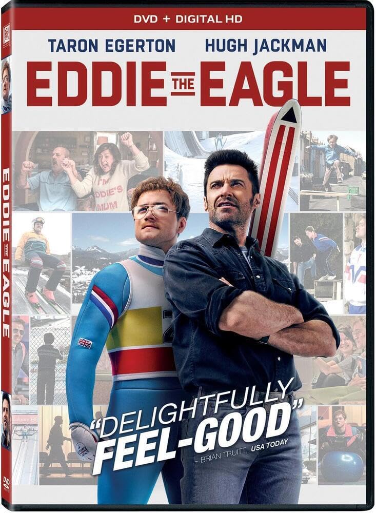 Eddie the Eagle DVD importación USA con audio original y extras de cine