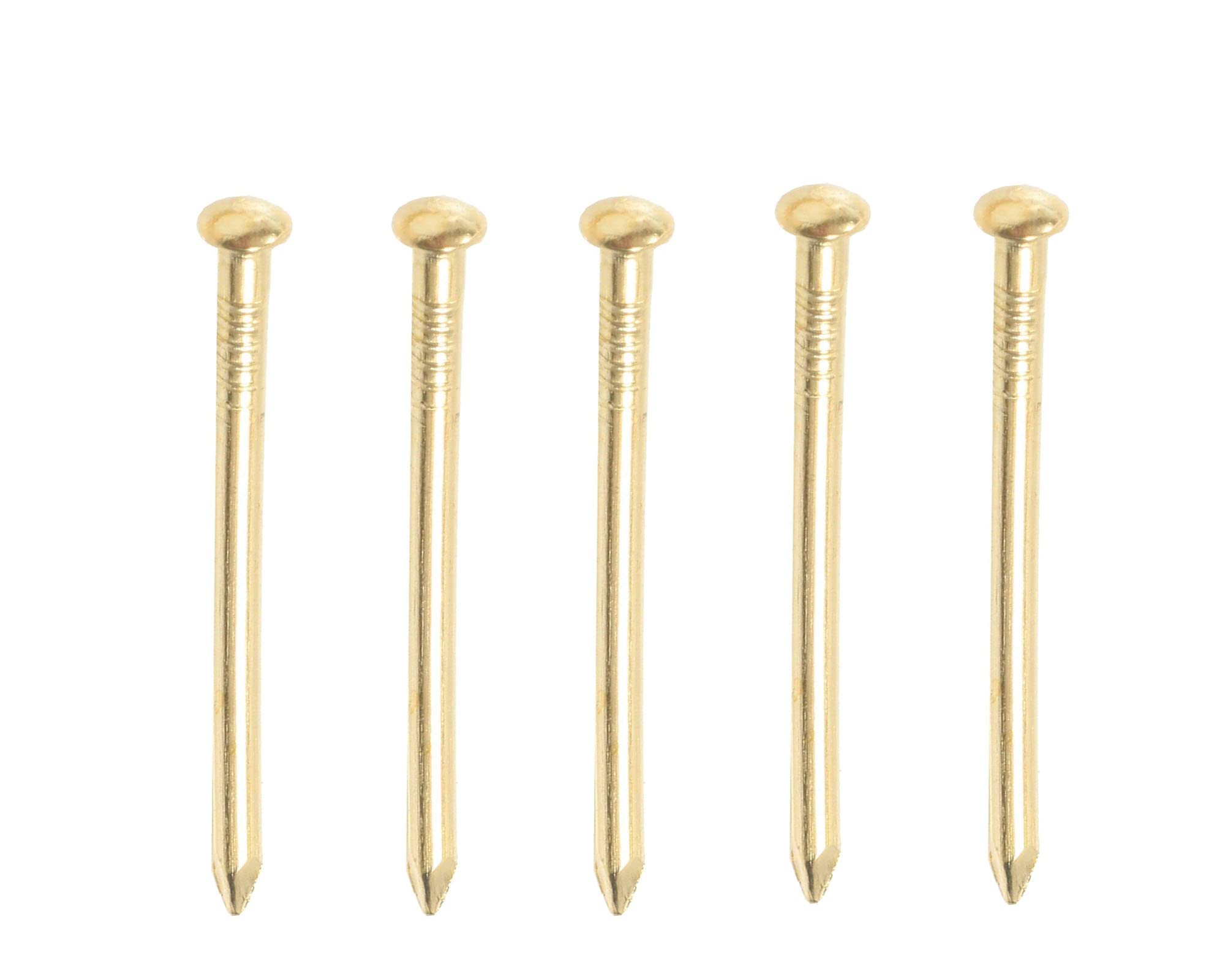 Sisi Uk Gold Nails 100 Pieces Brass Wall Pins 25Mm Brass Plated Nails For Hanging Picture Frames Photos Art And Woodworking