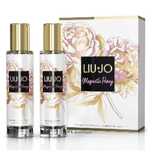 Liu Jo Set Magnetic Peony Acqua Corpo Profumata 200Ml E Latte Corpo Profumato 200Ml