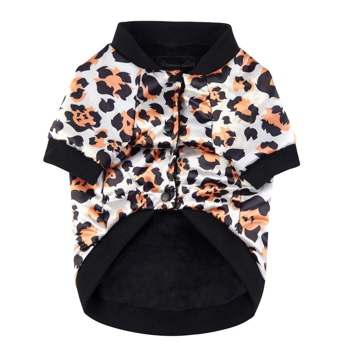 ibasenice Chaleco Cálido para Perros Pequeños 2XL Estampado de Leopardo Abrigo Acolchado de Algodón para Otoño E Invierno Ropa Cómoda y Protectora para Mascotas