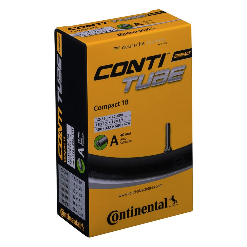 Continental 0180026 Pièces de vélo Unisex-Adult, Noir, 18 inch