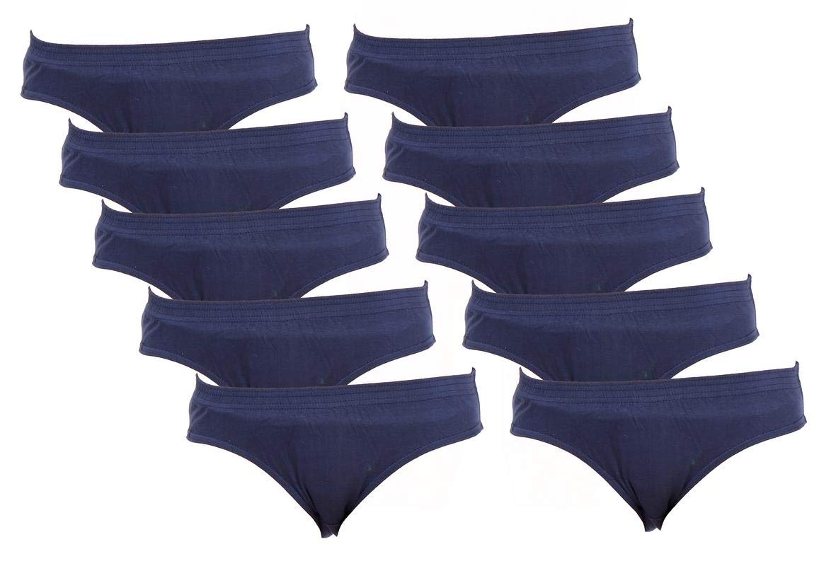 Panty Sets for Women Cotton Color Blue Pack of 10