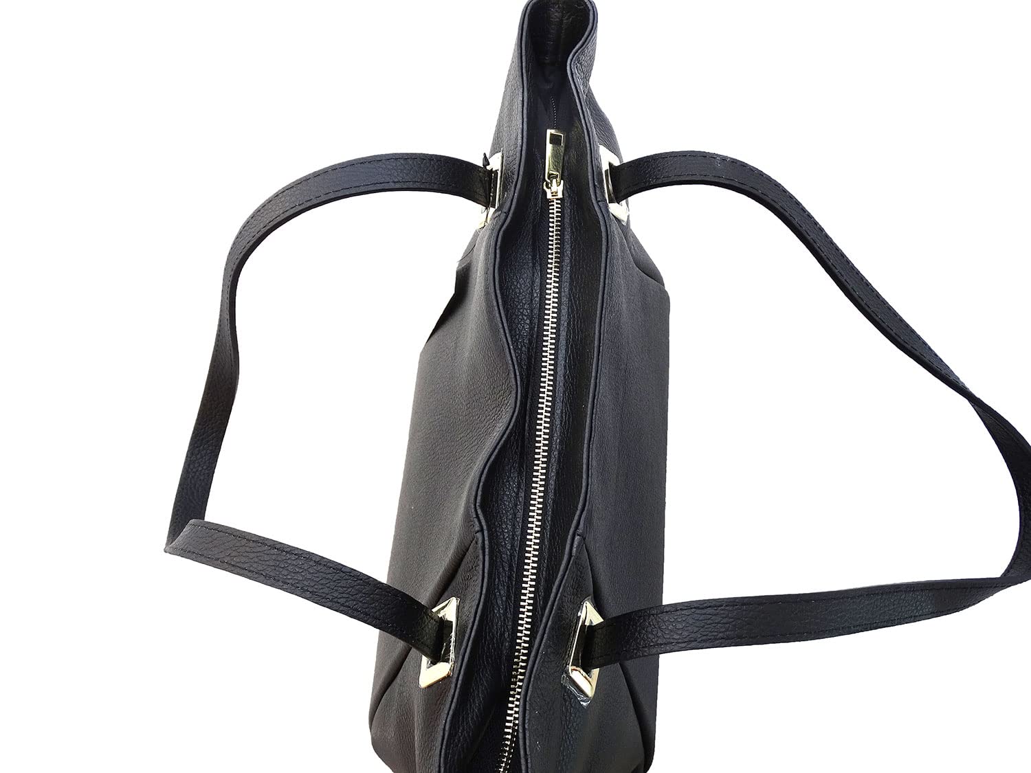 Arte Lisanti Borsa in Pelle Dipinta a Mano – IL MANDORLO QUADRO FAMOSO – a Spalla, a Tracolla, Shopper, Maxi, Con Tasca interna, Shopping Donna, Idea Regalo, Artigianato Italiano, Made In Italy