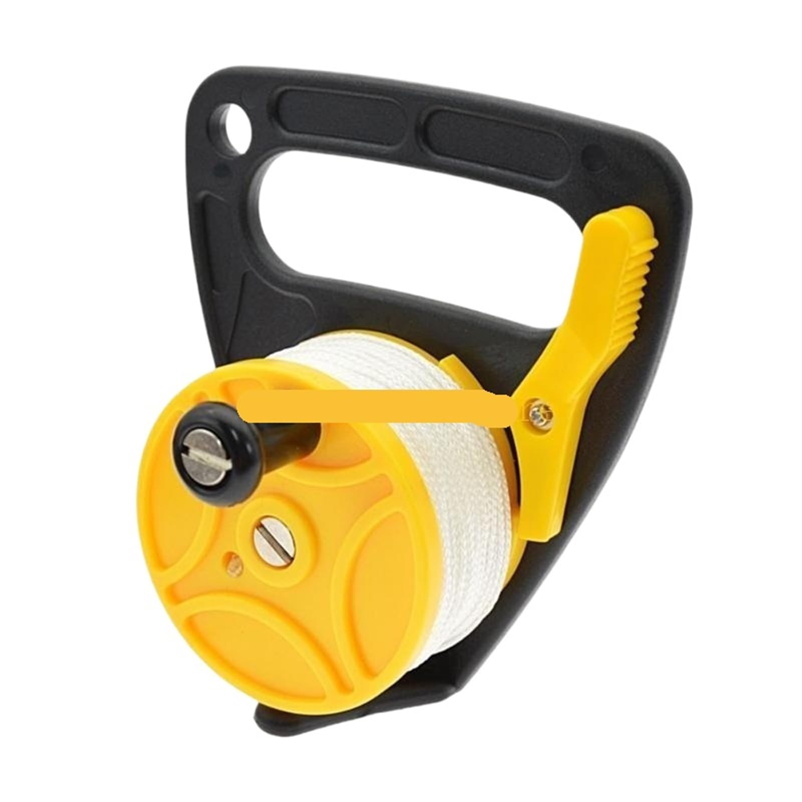 Dive Finger Reel, 92m Multicolor Scuba Diving Finger Spool Reel for Cave, Wreck, Drift(Yellow)