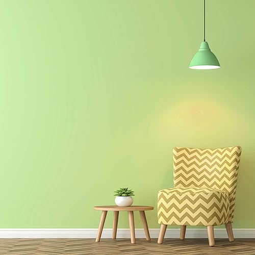 Miniatura 5 de Papel tapiz verde claro para despegar y pegar, 15.7 x 157 pulgadas, papel tapiz apto para inquilinos, papel de pared extraíble de PVC de vinilo,