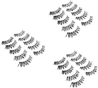 FOMIYES 15 Pares De Extensões De Cílios 3D Cílios Postiços Treinamento Cílios Cílios Postiços Naturais Cílios Postiços Naturais Cílios Postiços Naturais Cílios Naturais Cílios Postiços
