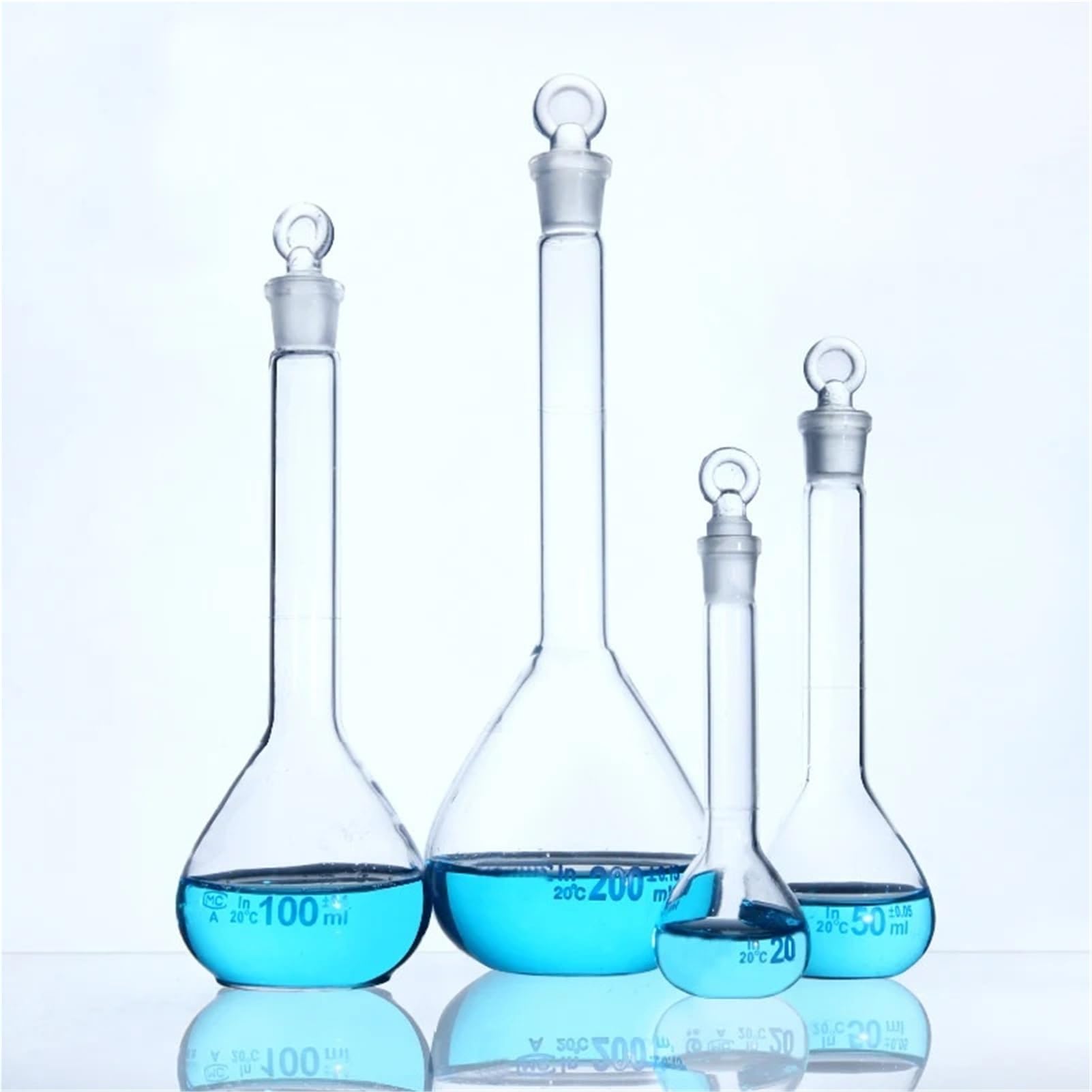 Borosilikat-Messkolben, 2 Teile/Paket Transparent/Braun Glas Messkolben Messung Pyknowmeter Labor Ausrüstung(Brown 250mL 2 Pieces)