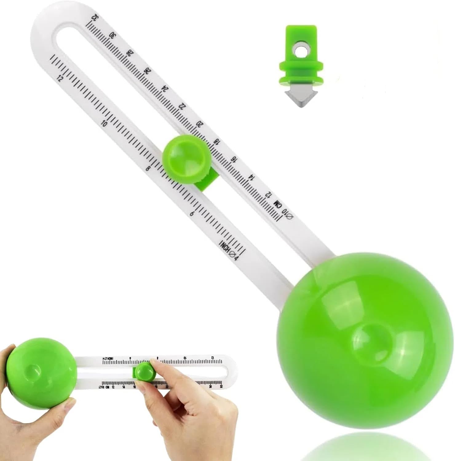 Taglierina Circolare Per Carta Regolabile 4-12 Pollici - Per Scrapbooking, Fai Da Te, Carte - Foto 1