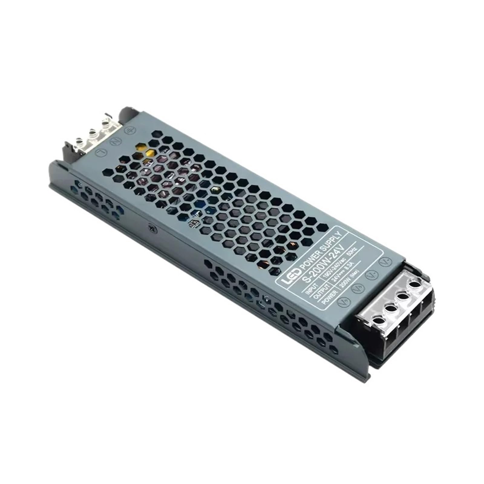 JJKKOZVQF 12 V Volt 24V 200W DC Power Supply AC 190 220V To 12V Transformers TO 24V 200W LED Driver Power Supply Lighting Transformers(24V 8.3A 200W)