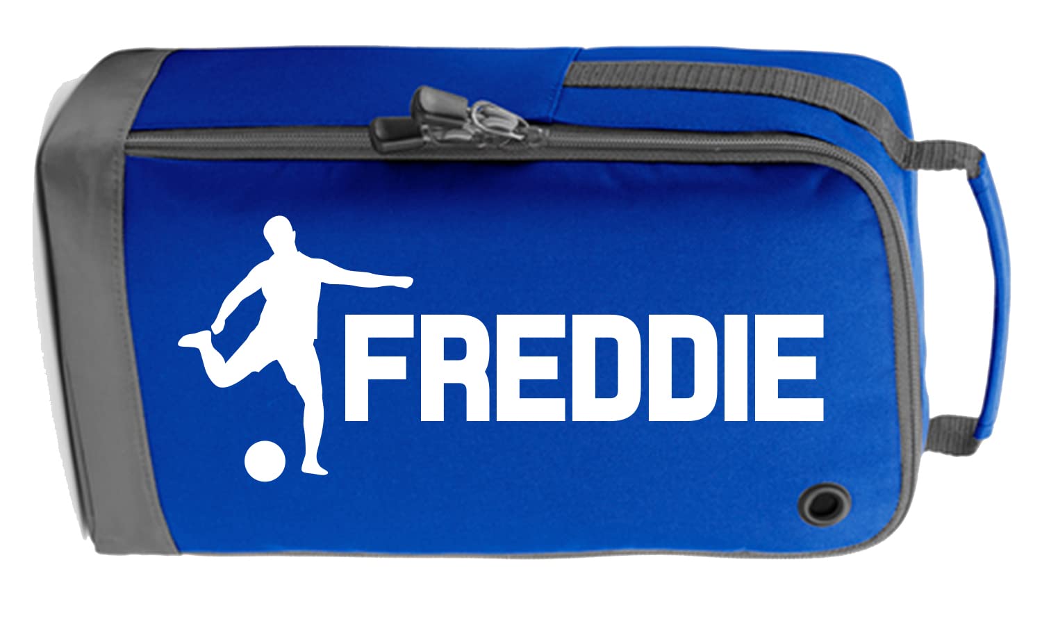 Daytripper Personalised Football Boots Bag Custom Name Children's Sports Bags Rugby PE Gym Kit Back To School For Boys Girls Kids (Bright Royal)
