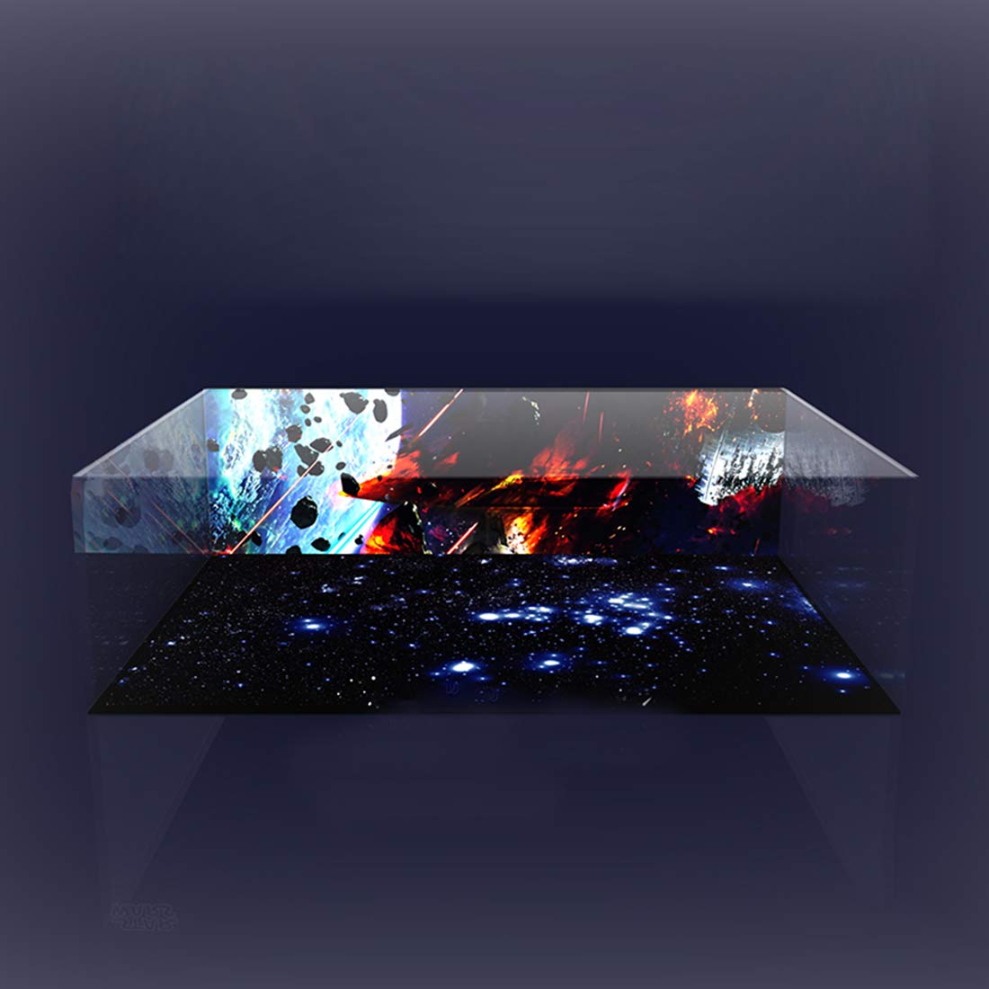 ColiCor Acrylic Display Case for LEGO 75105 Star Wars Millennium Falcon, Dustproof Protection Display Box Compatible with Lego 75105