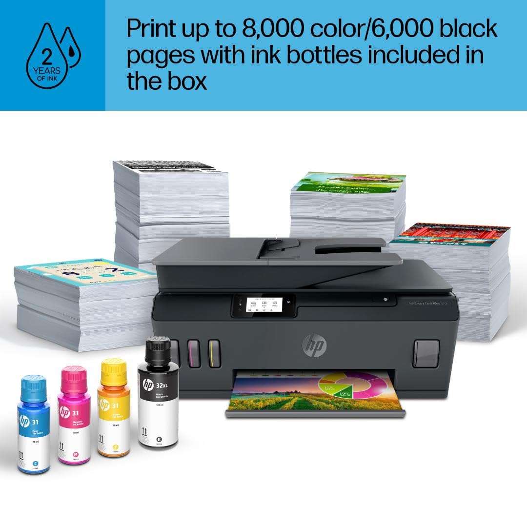 HP Smart Tank Plus 570 Printer - 2 Years Ink Included -14