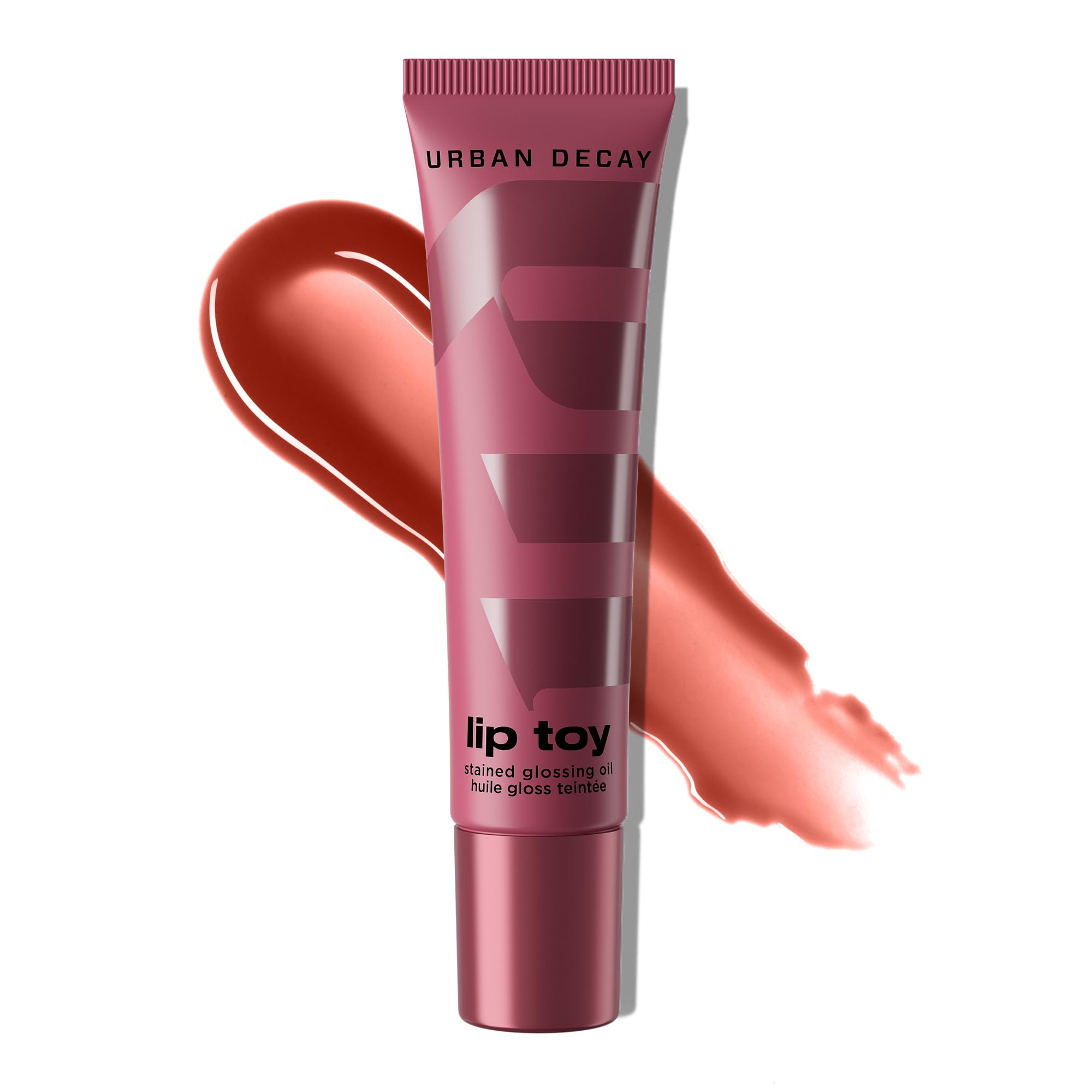 Urban Decay Lip Toy pH Staining Lip Oil Gloss with Hyaluronic Acid Drizzled (acai bowl) - Mauve, Low Stain