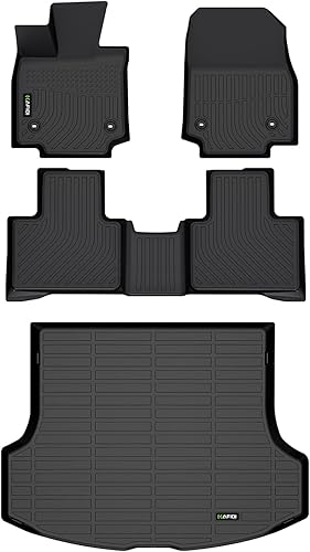 HAFIDI Alfombrillas para automóvil para todo tipo de clima y forro de carga para RX  RX350  RX350h  RX500h 2023 2024 - Negro