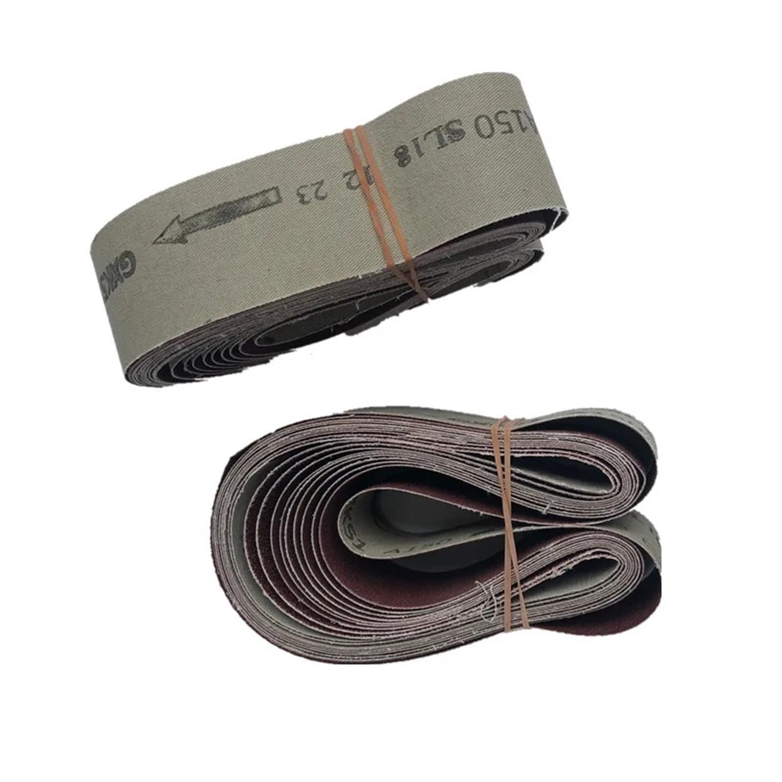 Nastri abrasivi abrasivi a grana P40-P1000 da 10 pezzi 100 * 610 mm | Ossido di alluminio da 4 "X24" pollici for la lucidatura della molatura di metalli teneri del legno(P180)