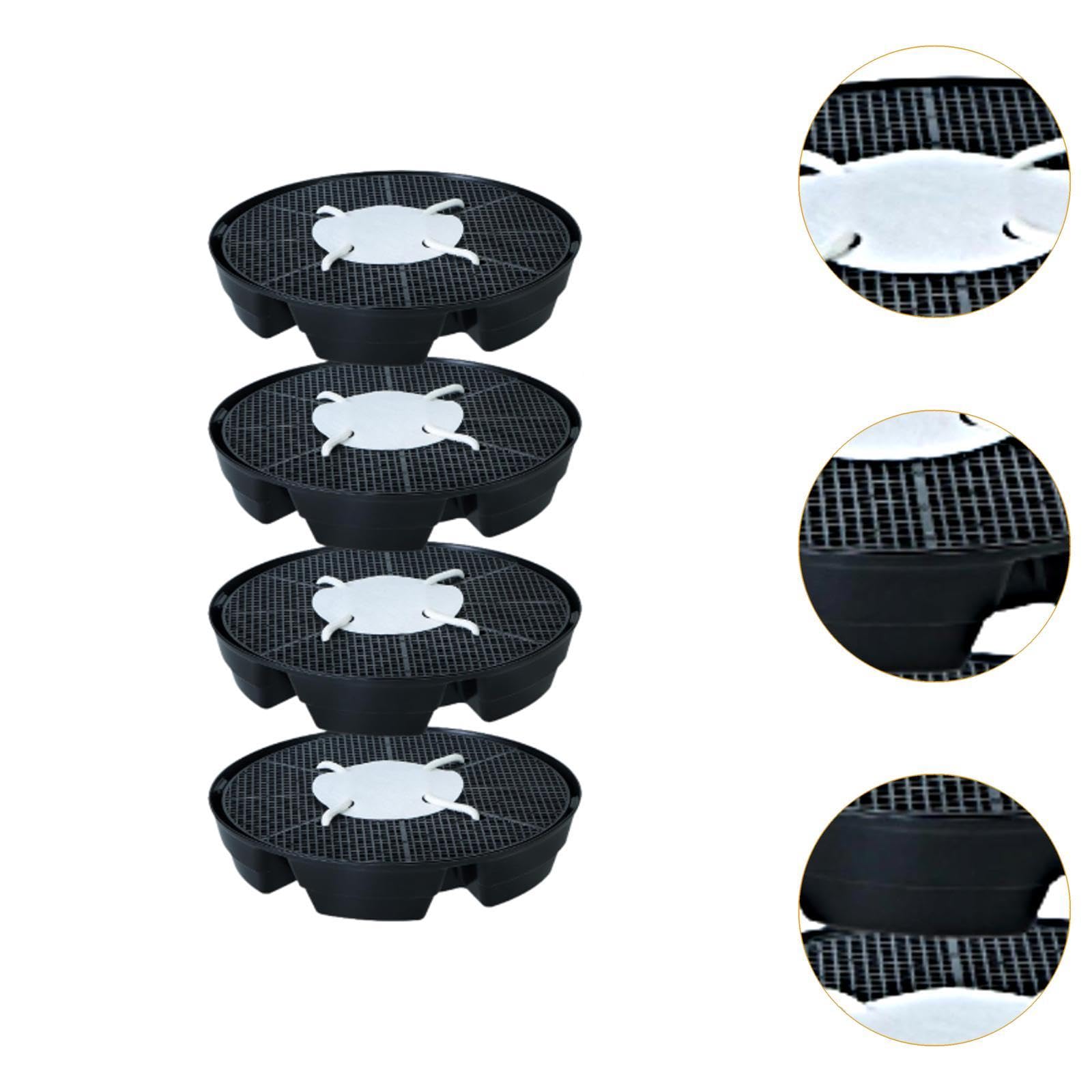 4-teilige Selbstbewässerungs-Untersetzer - Automatische Pflanzenbewässerung