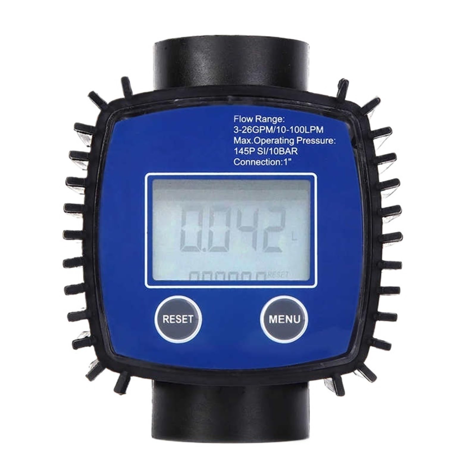 Flow Sensor Meter Digital Pipeline Water Flow Meter Digital Display High Accuracy Water Meter Flowmeter 1in Internal Thread