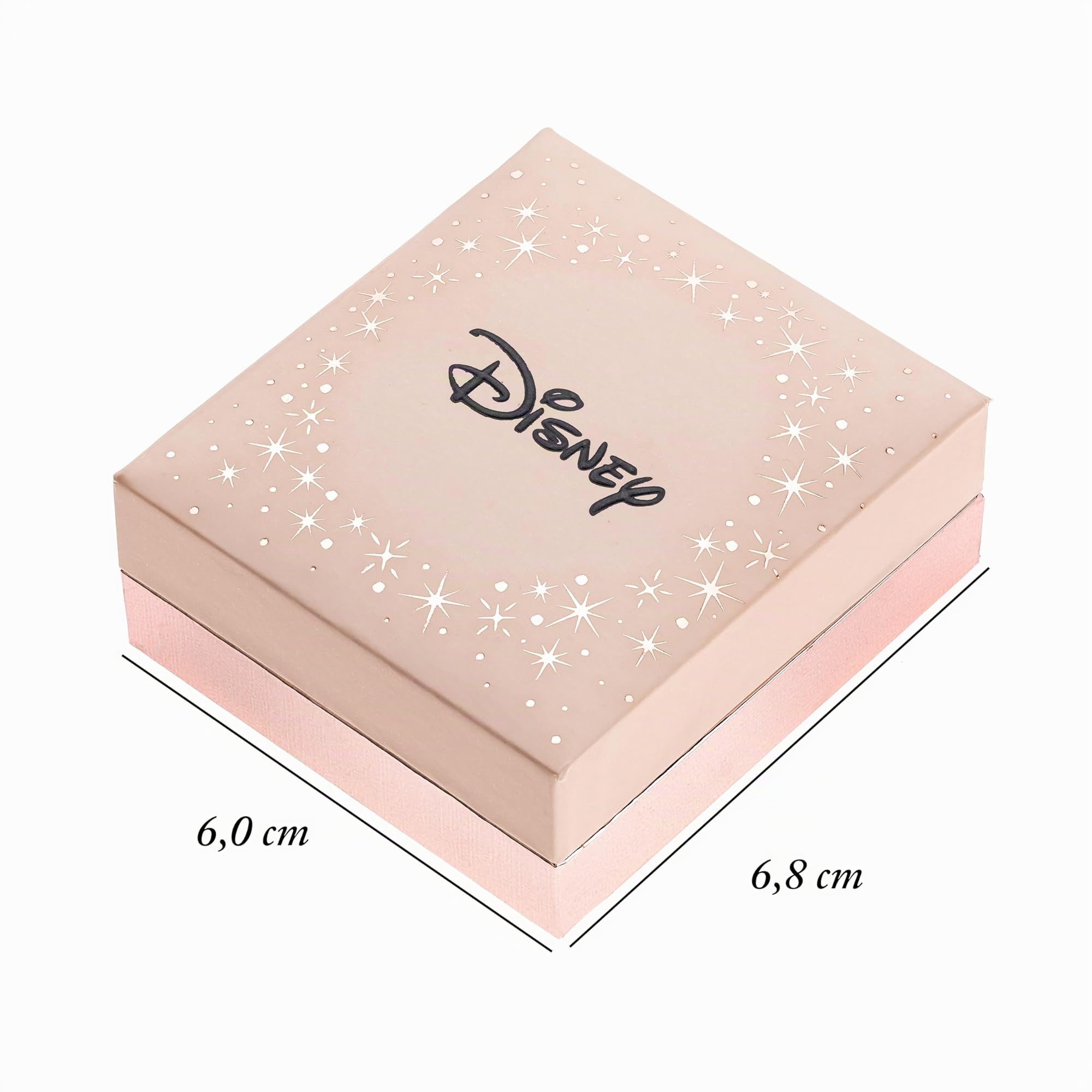 Disney Minnie Pendientes para niña de acero inoxidable, talla única, Joyas Disney