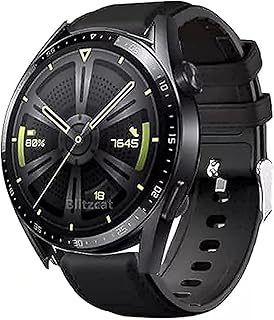 سوار جلد من السيليكون متوافق مع ساعة هواوي ووتش التيميت | GT4 | GT3/3 برو | GT2/2 برو | سماعات الساعة/4/3 46 ملم و48 ملم، سوار سريع الفك من دادو