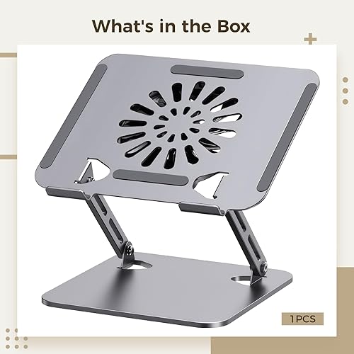 Miniatura 5 de Homaisson Soporte para laptop con ventilador