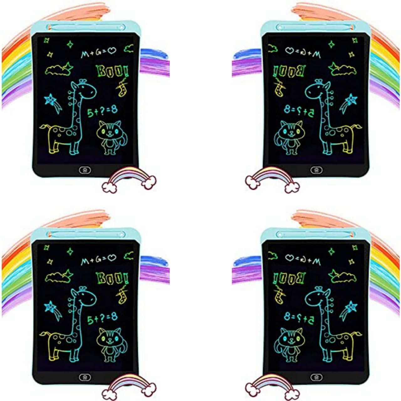 LCD Writing Tablet, 8.5" Inch Colorful Doodle Board Drawing Tablet, Erasable Reusable Electronic Drawing Pads, Educational and Learning Tool for 3-6 Years Old Boy and Girls Mix Colors (Pack of 4)-picture-20