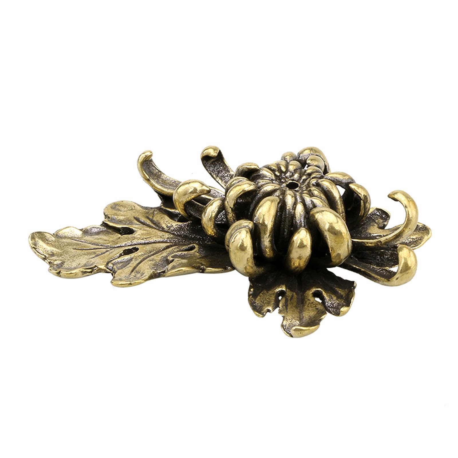 Handmade Bronze Incense Holder Sculpture Figurine Sculture For Living Room Home Office Desk Bedroom Unique New Homeowners Feng Shui Sculptural