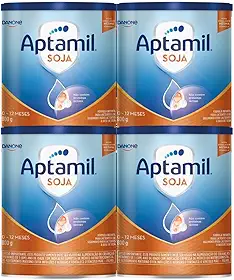 Fórmula Infantil Aptamil Soja 800g - Kit 4 latas
