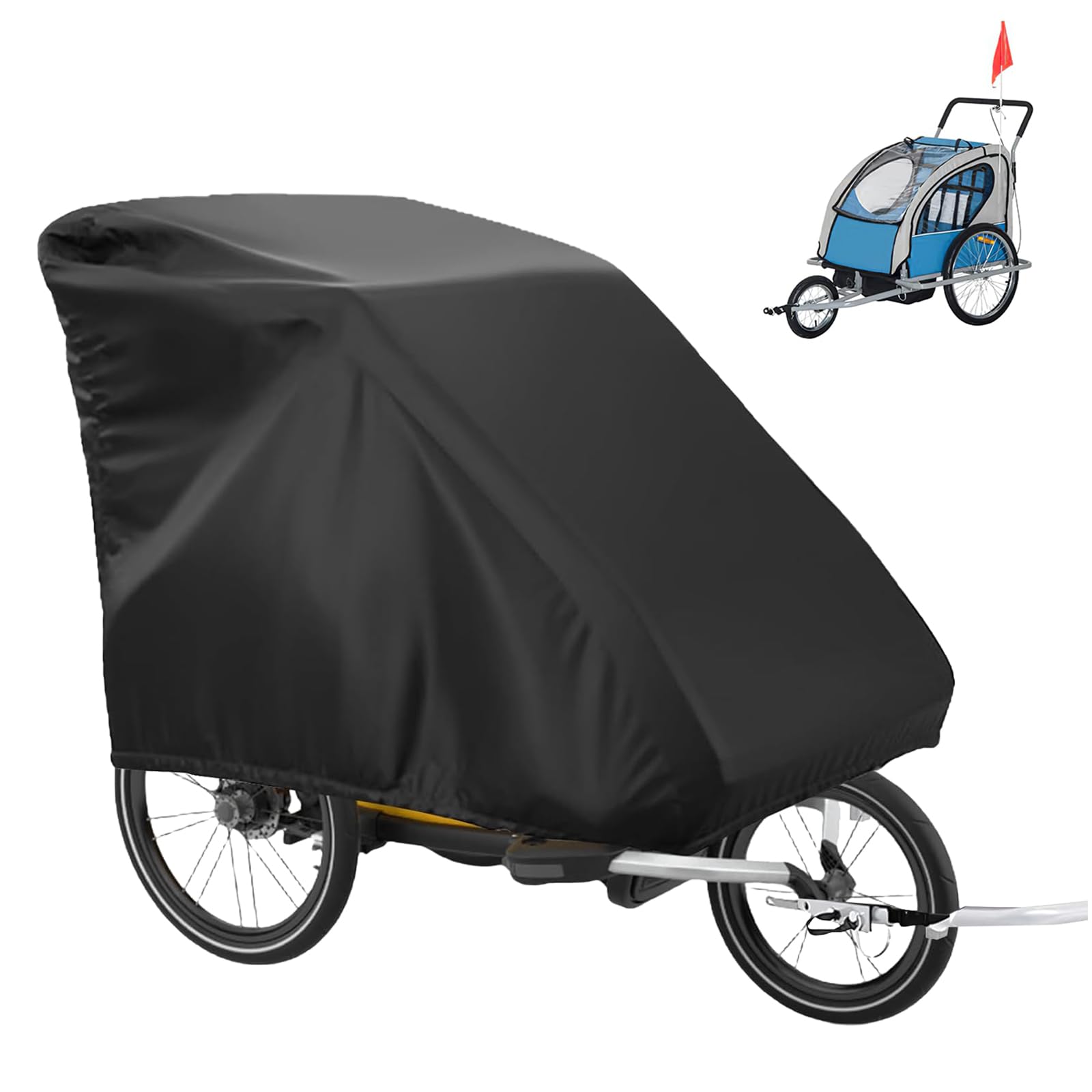 FUOBECIE Faltgarage fr Fahrradanhnger, 420D Oxford Wasserdicht Abdeckung  Fahrradanhnger mit UV-Schutz, Universal Regenschutz fahrradanhnger fr  Fahrradanhnger & Hundeanhnger (140cm*99cm*84cm) : Amazon.de: Baby