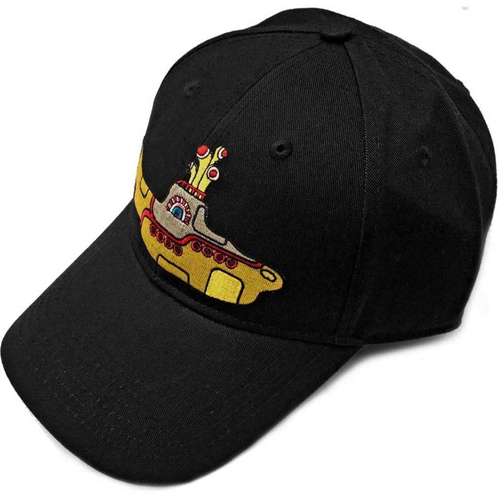 The Beatles Merch Men's Black The Beatles 'Yellow Submarine' Baseball Cap