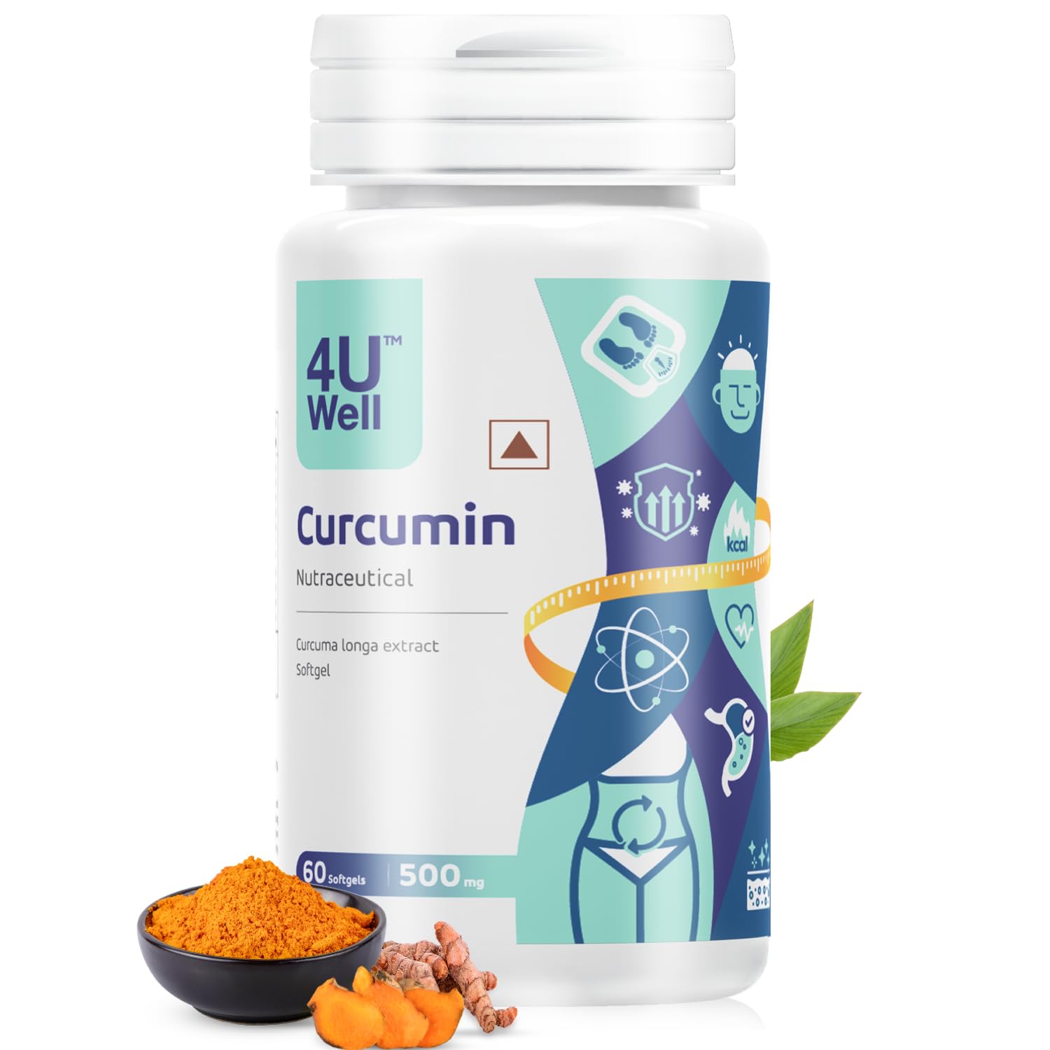 Buy Now 4UWell Curcumin Tablets 500mg with Turmeric Extract | Anti i…