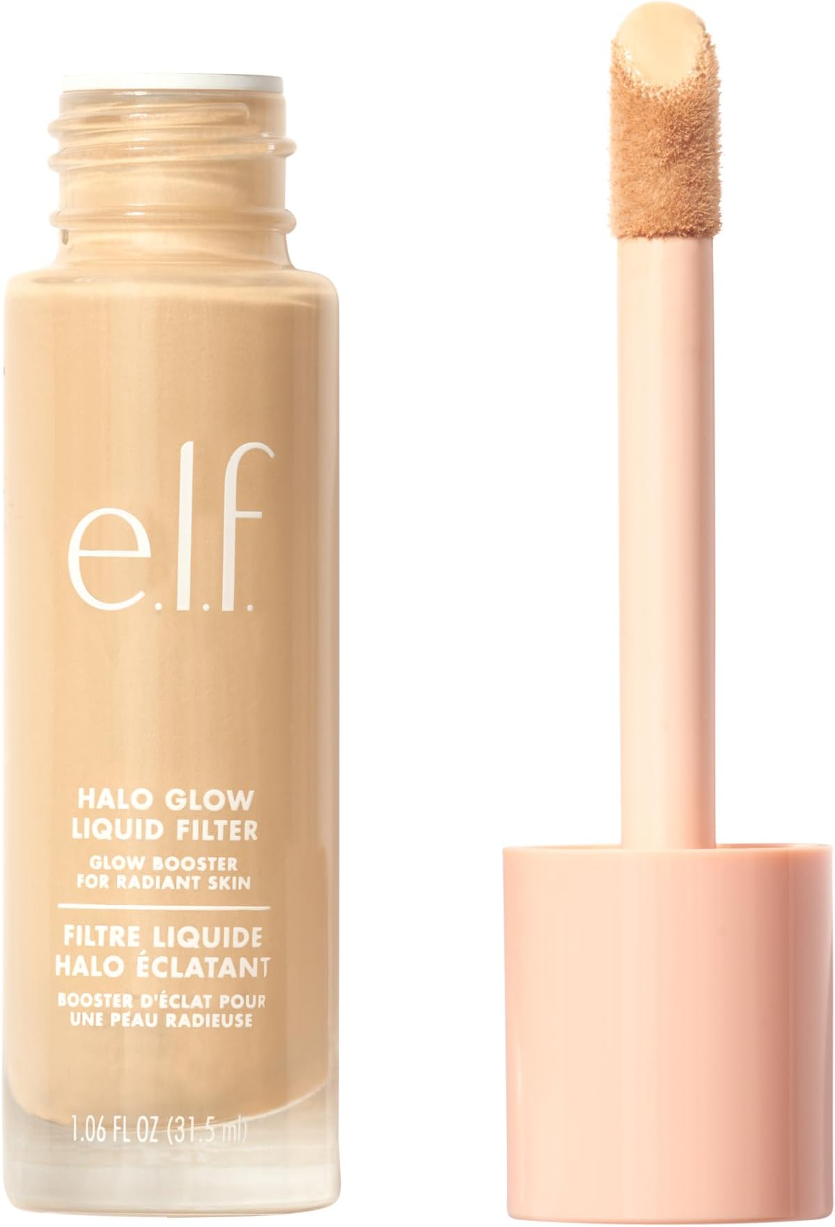 - Halo Glow Liquid Filter, Full Coverage Complexion Booster For A Glowing, Soft-Focus Look, Infused With Hyaluronic Acid, Vegan & Cruelty-Free, 0.5 Fair