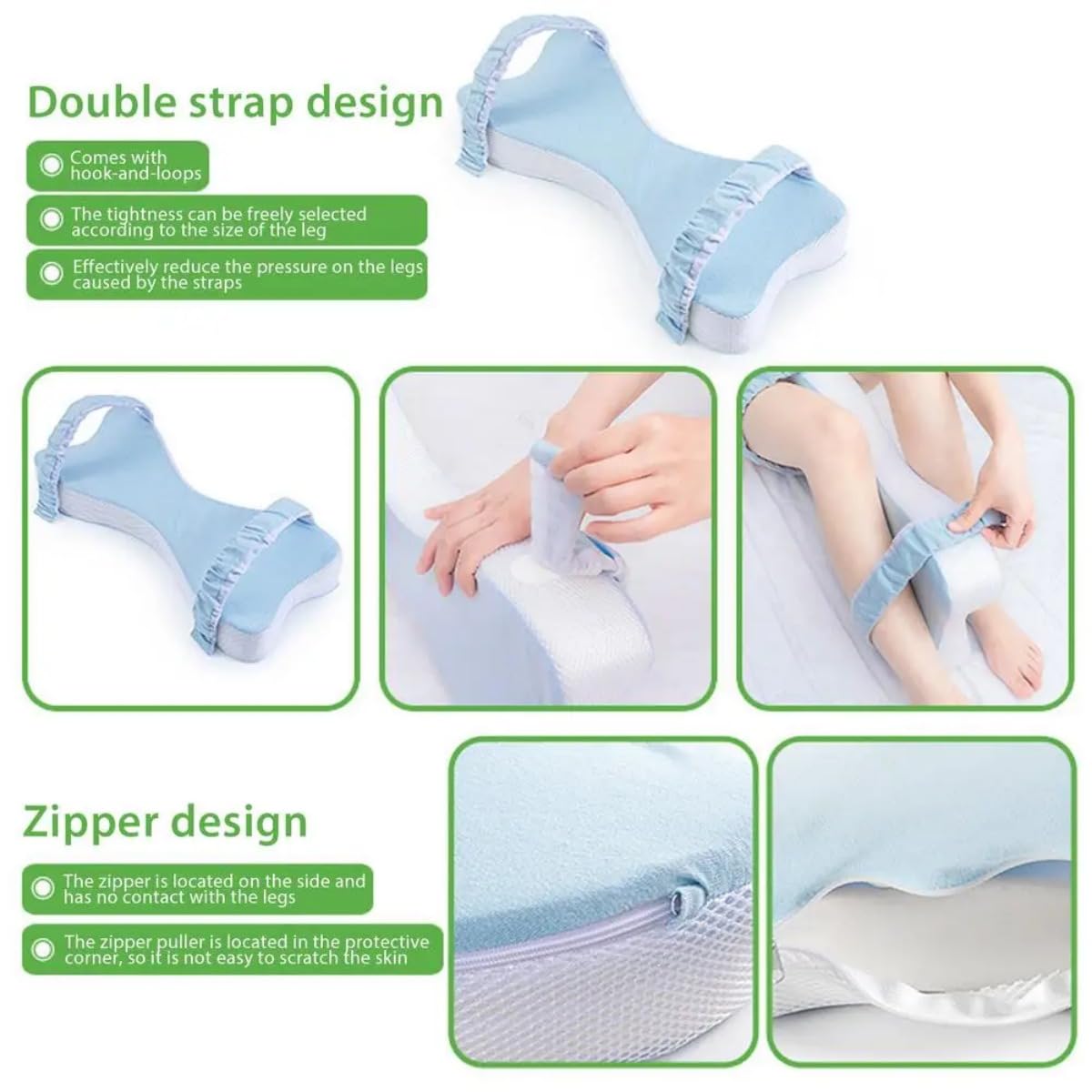 momcozy Orthopedisch kniekussen voor zijslapers en zwangerschap momcozy Orthopedisch kniekussen voor zijslapers en zwangerschap