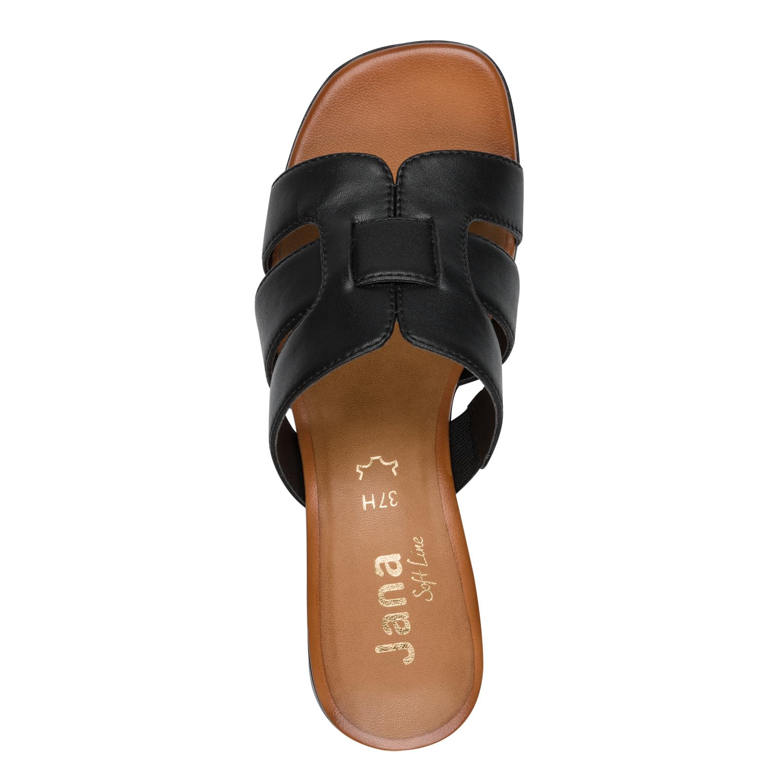 Jana Softline Leather Mule Heel 8-27766-46 Sandalia con talónMujer