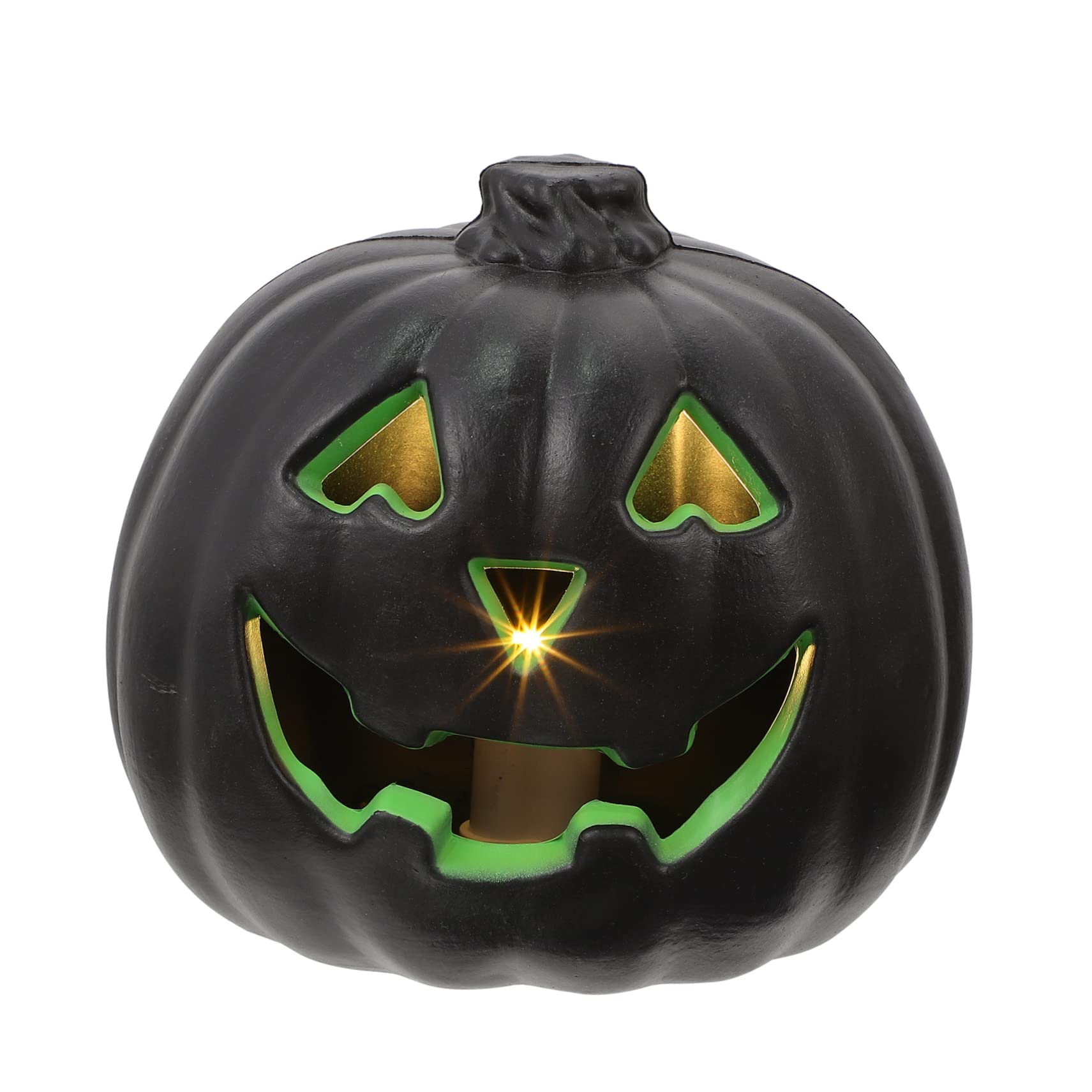 NUOBESTY 1Pc Chic Halloween Pumpkin Light Adornment Black Decoration for Choice Festival Ornament Lightweight Easy to Use