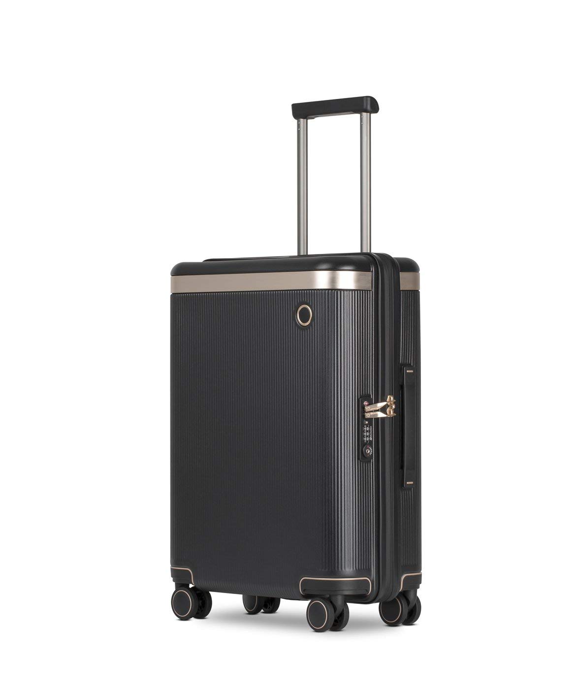 ECHOLACDynasty Polycarbonate Hardside Luggage 21.5" - Black