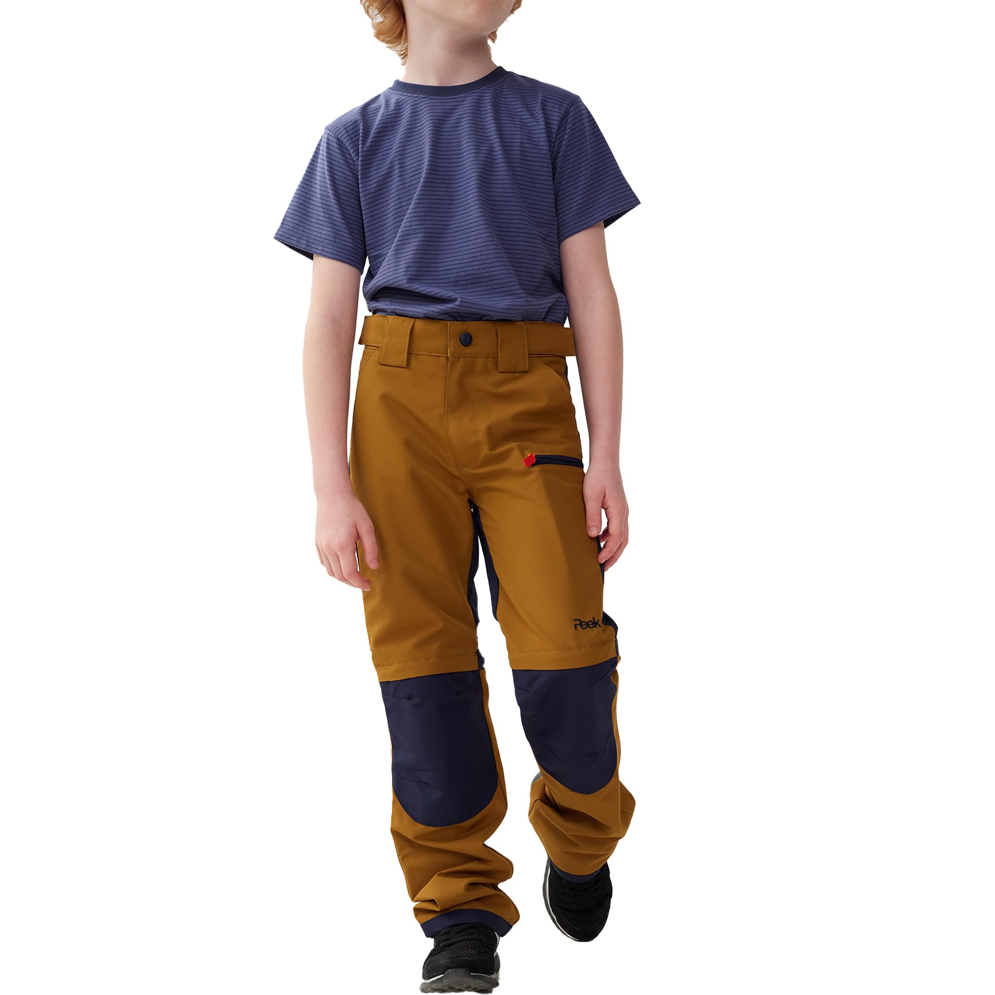 Pantalones repelentes al agua para niños que buscan confort en montaña 6