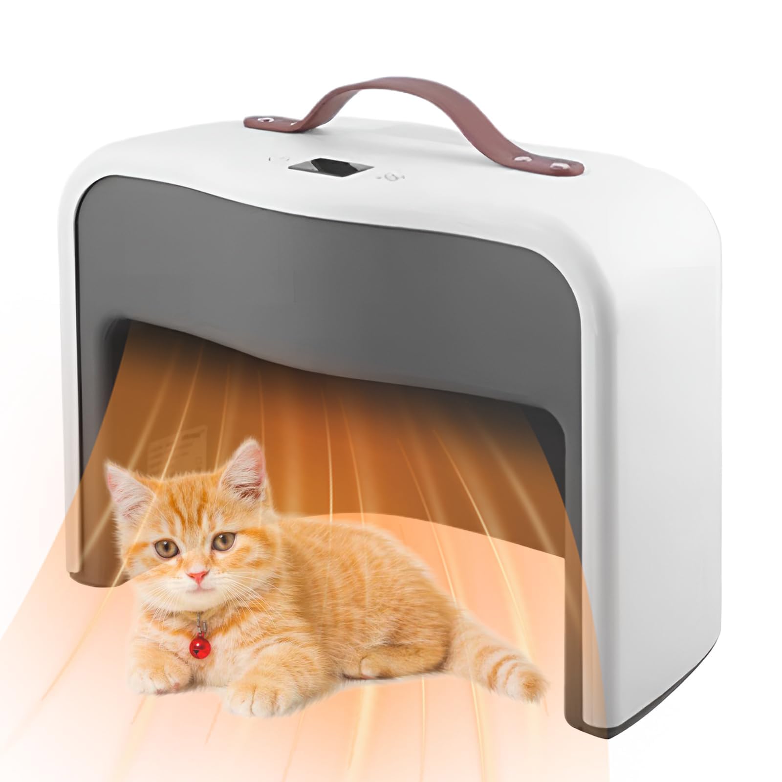 Almohadilla térmica para mascotas de 165W ideal para jaulas con filtro integrado